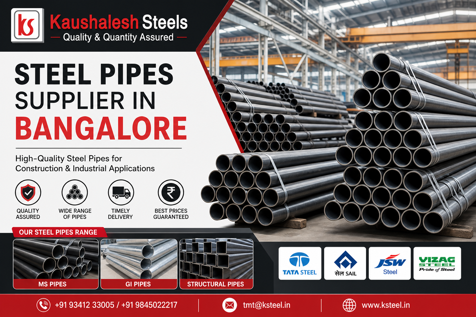 steel pipes supplier
