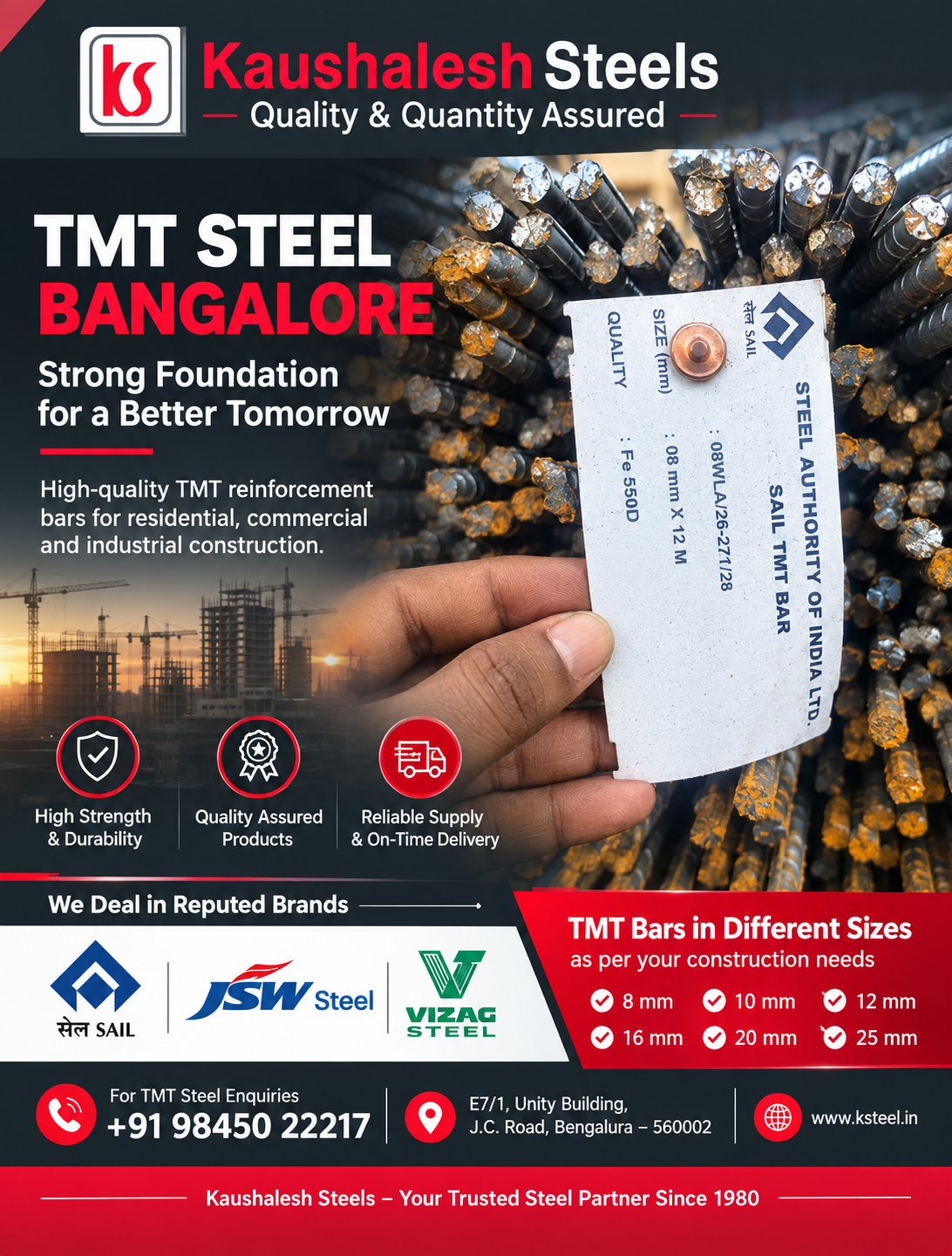 TMT Steel Bangalore